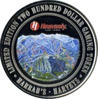 -200 Harrah's Lake Tahoe Heavenly Trail Map 4  2007 obv.